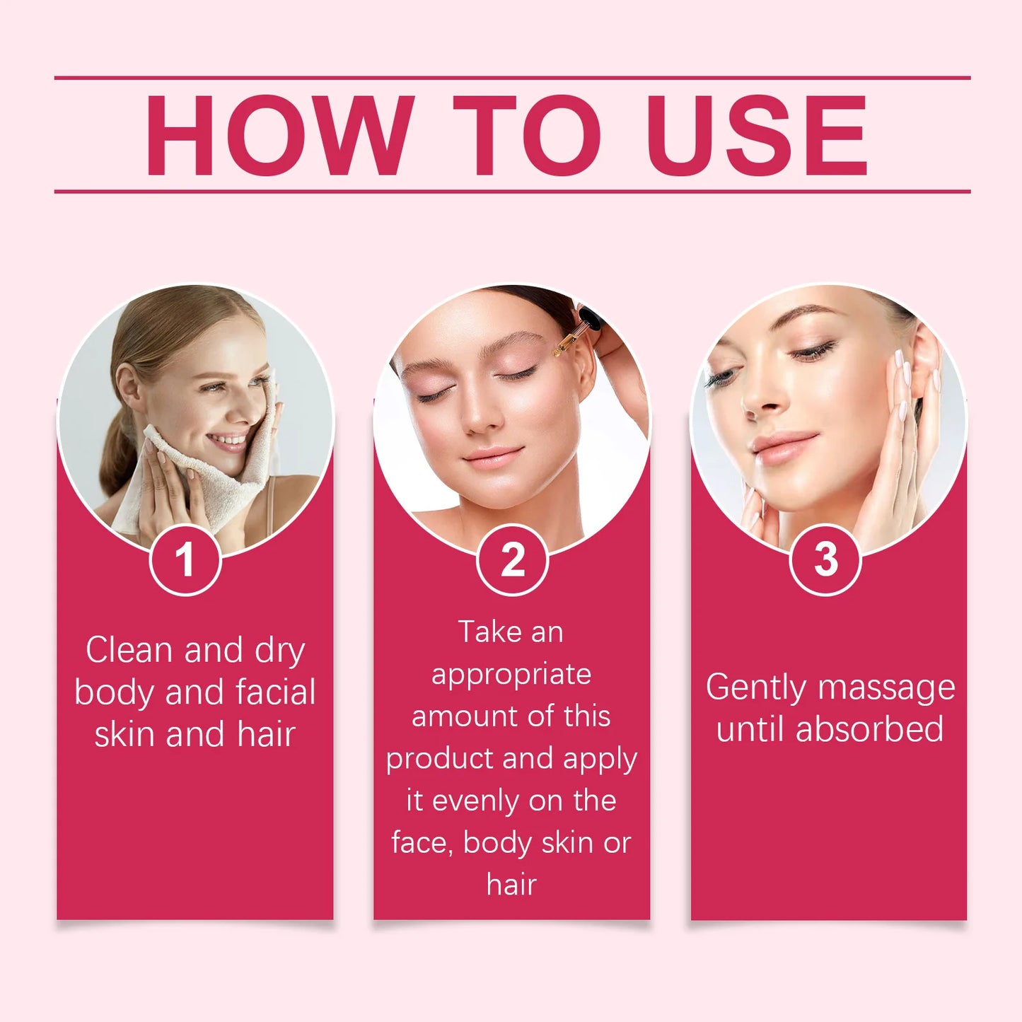 Organic Rosehip Oil Antioxidant Improve Fine Lines Wrinkles Firming Lifting Repair Moisturizer Nourish Smooth Hair Skin Care Oil