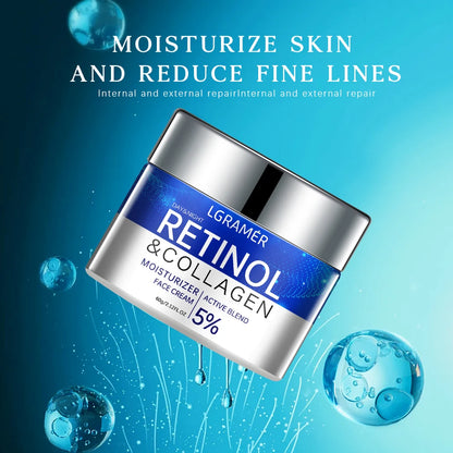 LGRAMER Renewal Retinol Face Cream – Anti-Aging, Firming & Deep Moisture