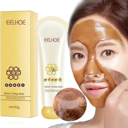 Honey Peel Off Mask Shrinks Pores Deep Clean Remove Dead Skin Blackhead Smooth Face Purifying Mask Oil Control Skin Care