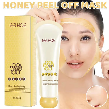 Honey Peel Off Mask Shrinks Pores Deep Clean Remove Dead Skin Blackhead Smooth Face Purifying Mask Oil Control Skin Care