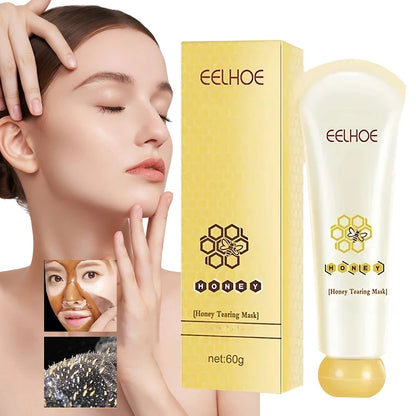 Honey Peel Off Mask Shrinks Pores Deep Clean Remove Dead Skin Blackhead Smooth Face Purifying Mask Oil Control Skin Care
