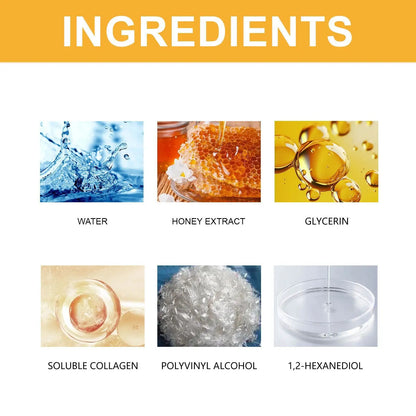 Honey Peel Off Mask Shrinks Pores Deep Clean Remove Dead Skin Blackhead Smooth Face Purifying Mask Oil Control Skin Care