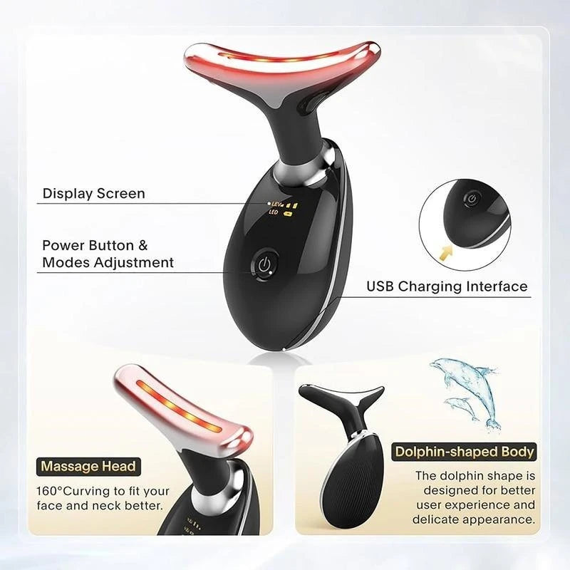 Face Neck Massager Household Lifting And Firming Facial Electric Introduction Lifting And Firming Beauty Massage Face Care Tools