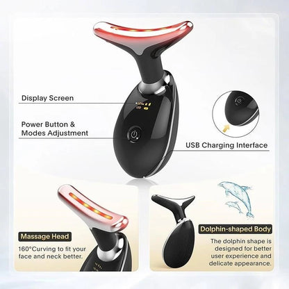 Face Neck Massager Household Lifting And Firming Facial Electric Introduction Lifting And Firming Beauty Massage Face Care Tools