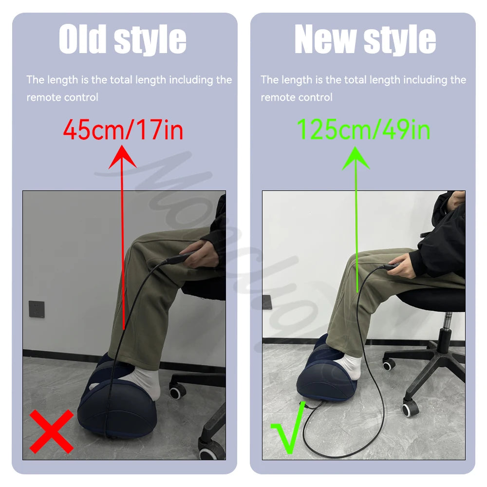 Electric Foot Massager With Heat Shiatsu Calf Leg Massage Machine Deep Tissue Kneading Therapy Feet Plantar Fasciitis Relaxation