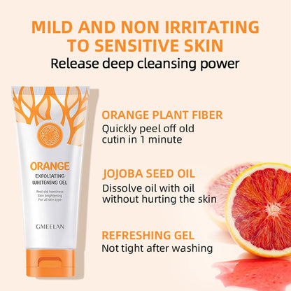 LANBENA Orange Exfoliating Gel – Brighten, Repair & Hydrate Skin Gently
