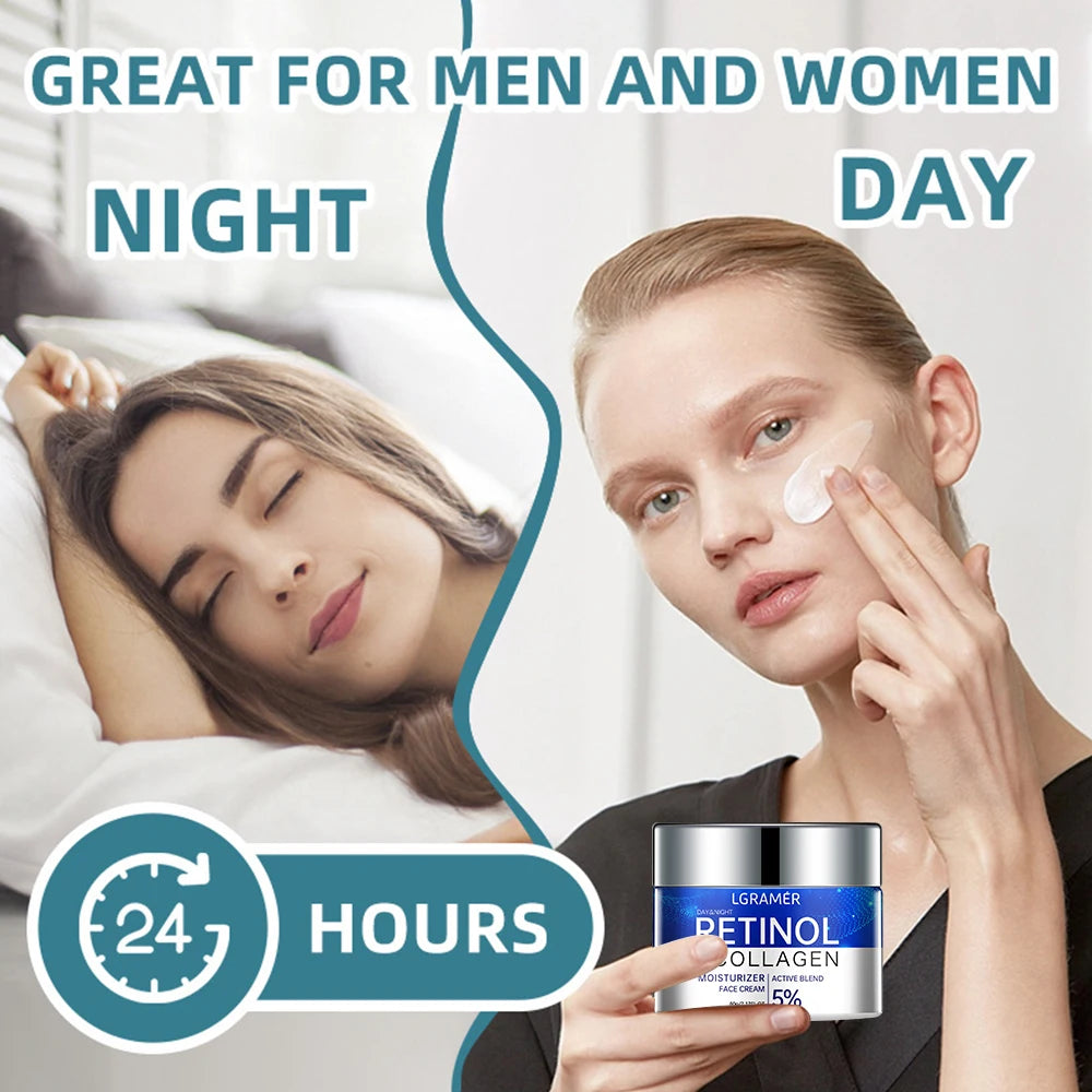 LGRAMER Renewal Retinol Face Cream – Anti-Aging, Firming & Deep Moisture