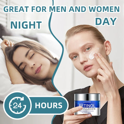 LGRAMER Renewal Retinol Face Cream – Anti-Aging, Firming & Deep Moisture