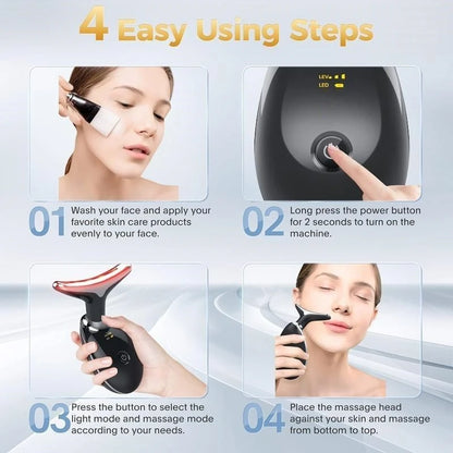 Face Neck Massager Household Lifting And Firming Facial Electric Introduction Lifting And Firming Beauty Massage Face Care Tools