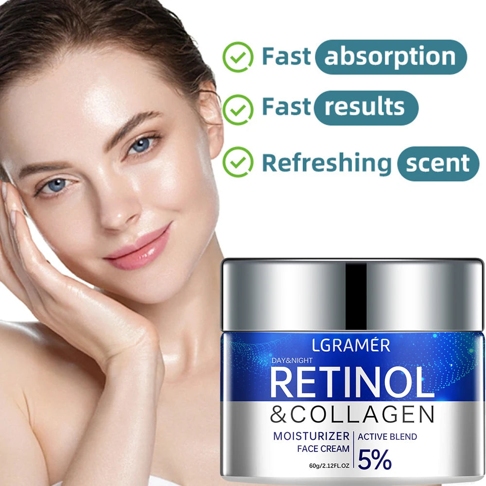LGRAMER Renewal Retinol Face Cream – Anti-Aging, Firming & Deep Moisture