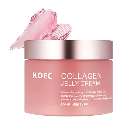 KOEC Collagen Jelly Face Cream – Moisturizing & Nourishing Essence for Soft Skin & Shrink Pores